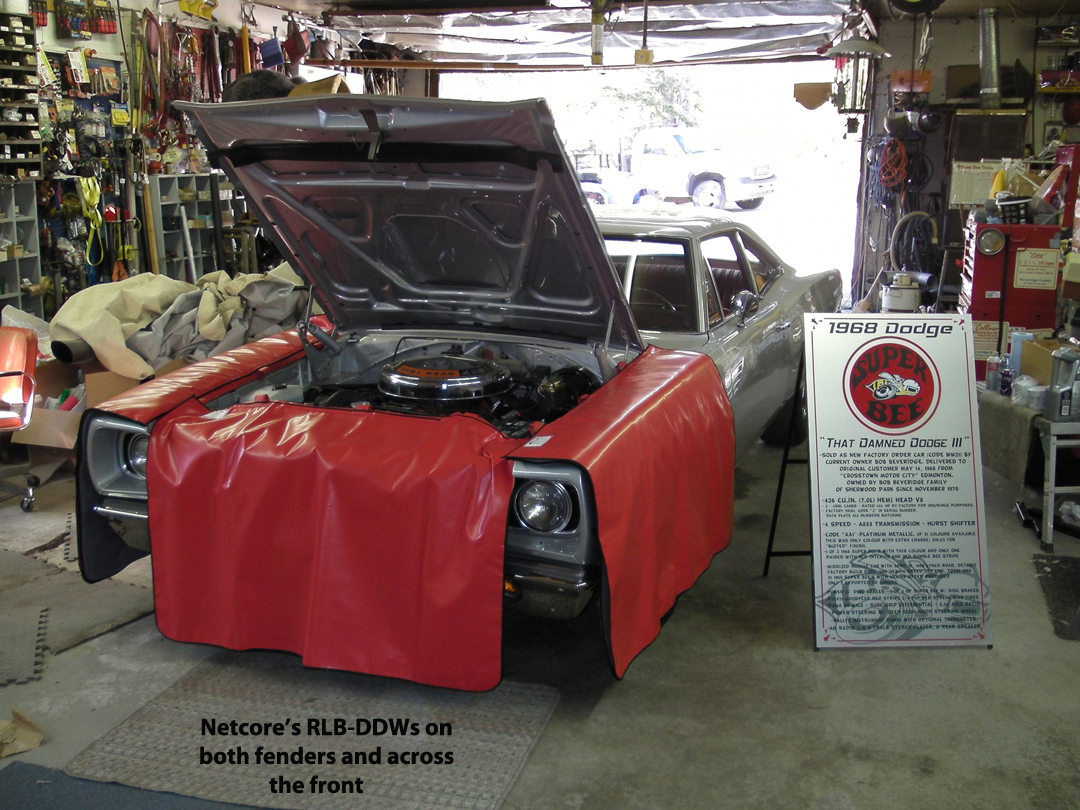 Fender Covers for Dodge Super Bee, RLB-DDW, Netcore Enterprises Inc.